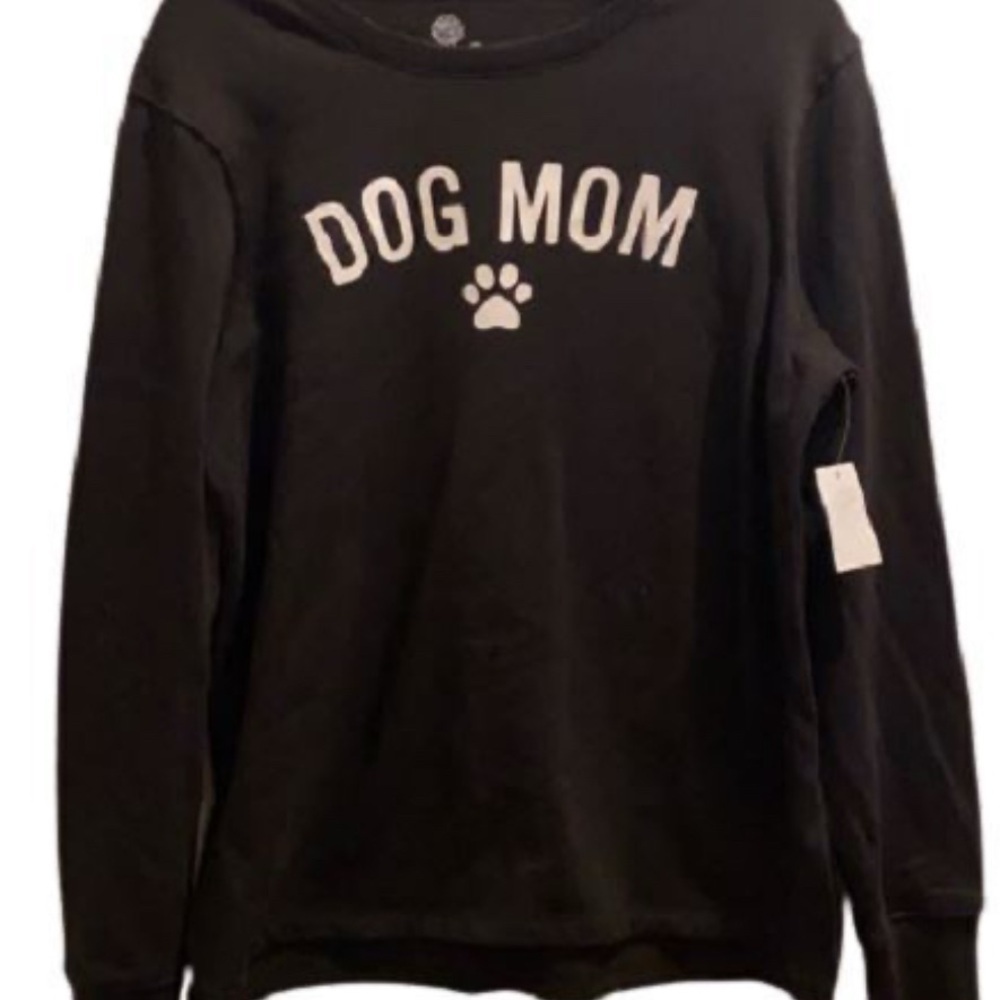 🔺SOLD🔺Cozy Black Dog Mom sweatshirt positive tees​ - Picture 7 of 7